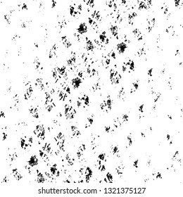 Rough, scratch, splatter grunge pattern design brush strokes. Overlay texture. Faded black-white dyed paper texture. Sketch grunge design. Use for poster, cover, banner, mock-up, stickers layout.