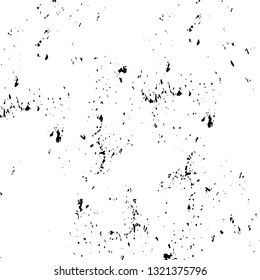 Rough, scratch, splatter grunge pattern design brush strokes. Overlay texture. Faded black-white dyed paper texture. Sketch grunge design. Use for poster, cover, banner, mock-up, stickers layout.