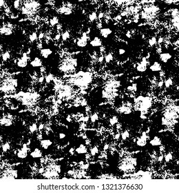 Rough, scratch, splatter grunge pattern design brush strokes. Overlay texture. Faded black-white dyed paper texture. Sketch grunge design. Use for poster, cover, banner, mock-up, stickers layout.