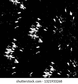 Rough, scratch, splatter grunge pattern design brush strokes. Overlay texture. Faded black-white dyed paper texture. Sketch grunge design. Use for poster, cover, banner, mock-up, stickers layout.