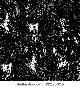 Rough, scratch, splatter grunge pattern design brush strokes. Overlay texture. Faded black-white dyed paper texture. Sketch grunge design. Use for poster, cover, banner, mock-up, stickers layout.