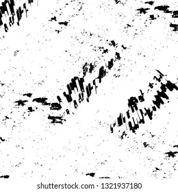 Rough, scratch, splatter grunge pattern design brush strokes. Overlay texture. Faded black-white dyed paper texture. Sketch grunge design. Use for poster, cover, banner, mock-up, stickers layout.