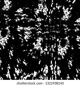 Rough, scratch, splatter grunge pattern design brush strokes. Overlay texture. Faded black-white dyed paper texture. Sketch grunge design. Use for poster, cover, banner, mock-up, stickers layout.