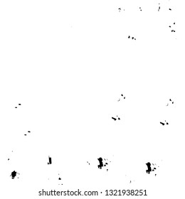 Rough, scratch, splatter grunge pattern design brush strokes. Overlay texture. Faded black-white dyed paper texture. Sketch grunge design. Use for poster, cover, banner, mock-up, stickers layout.