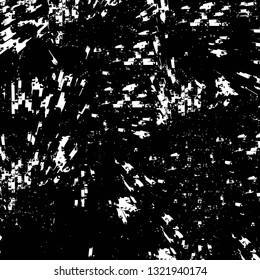 Rough, scratch, splatter grunge pattern design brush strokes. Overlay texture. Faded black-white dyed paper texture. Sketch grunge design. Use for poster, cover, banner, mock-up, stickers layout.