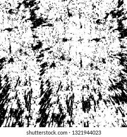 Rough, scratch, splatter grunge pattern design brush strokes. Overlay texture. Faded black-white dyed paper texture. Sketch grunge design. Use for poster, cover, banner, mock-up, stickers layout.