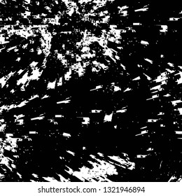 Rough, scratch, splatter grunge pattern design brush strokes. Overlay texture. Faded black-white dyed paper texture. Sketch grunge design. Use for poster, cover, banner, mock-up, stickers layout.