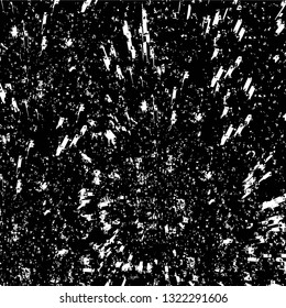 Rough, scratch, splatter grunge pattern design brush strokes. Overlay texture. Faded black-white dyed paper texture. Sketch grunge design. Use for poster, cover, banner, mock-up, stickers layout.