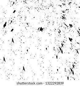 Rough, scratch, splatter grunge pattern design brush strokes. Overlay texture. Faded black-white dyed paper texture. Sketch grunge design. Use for poster, cover, banner, mock-up, stickers layout.