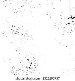 Rough, scratch, splatter grunge pattern design brush strokes. Overlay texture. Faded black-white dyed paper texture. Sketch grunge design. Use for poster, cover, banner, mock-up, stickers layout.