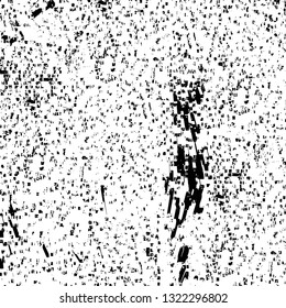 Rough, scratch, splatter grunge pattern design brush strokes. Overlay texture. Faded black-white dyed paper texture. Sketch grunge design. Use for poster, cover, banner, mock-up, stickers layout.