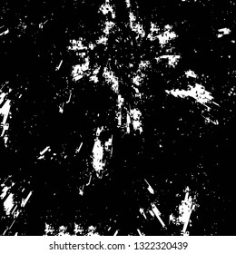 Rough, scratch, splatter grunge pattern design brush strokes. Overlay texture. Faded black-white dyed paper texture. Sketch grunge design. Use for poster, cover, banner, mock-up, stickers layout.