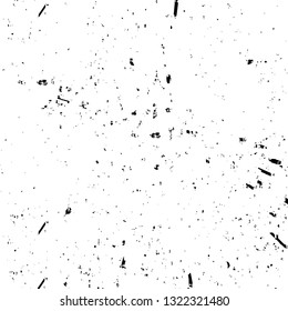 Rough, scratch, splatter grunge pattern design brush strokes. Overlay texture. Faded black-white dyed paper texture. Sketch grunge design. Use for poster, cover, banner, mock-up, stickers layout.