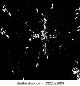 Rough, scratch, splatter grunge pattern design brush strokes. Overlay texture. Faded black-white dyed paper texture. Sketch grunge design. Use for poster, cover, banner, mock-up, stickers layout.