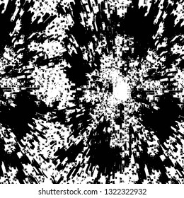 Rough, scratch, splatter grunge pattern design brush strokes. Overlay texture. Faded black-white dyed paper texture. Sketch grunge design. Use for poster, cover, banner, mock-up, stickers layout.