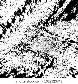 Rough, scratch, splatter grunge pattern design brush strokes. Overlay texture. Faded black-white dyed paper texture. Sketch grunge design. Use for poster, cover, banner, mock-up, stickers layout.