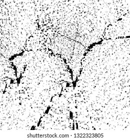 Rough, scratch, splatter grunge pattern design brush strokes. Overlay texture. Faded black-white dyed paper texture. Sketch grunge design. Use for poster, cover, banner, mock-up, stickers layout.