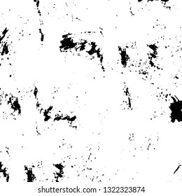 Rough, scratch, splatter grunge pattern design brush strokes. Overlay texture. Faded black-white dyed paper texture. Sketch grunge design. Use for poster, cover, banner, mock-up, stickers layout.