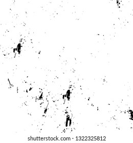 Rough, scratch, splatter grunge pattern design brush strokes. Overlay texture. Faded black-white dyed paper texture. Sketch grunge design. Use for poster, cover, banner, mock-up, stickers layout.