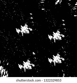 Rough, scratch, splatter grunge pattern design brush strokes. Overlay texture. Faded black-white dyed paper texture. Sketch grunge design. Use for poster, cover, banner, mock-up, stickers layout.
