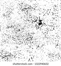 Rough, scratch, splatter grunge pattern design brush strokes. Overlay texture. Faded black-white dyed paper texture. Sketch grunge design. Use for poster, cover, banner, mock-up, stickers layout.