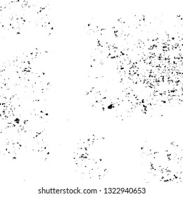 Rough, scratch, splatter grunge pattern design brush strokes. Overlay texture. Faded black-white dyed paper texture. Sketch grunge design. Use for poster, cover, banner, mock-up, stickers layout.