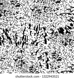 Rough, scratch, splatter grunge pattern design brush strokes. Overlay texture. Faded black-white dyed paper texture. Sketch grunge design. Use for poster, cover, banner, mock-up, stickers layout.