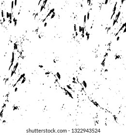 Rough, scratch, splatter grunge pattern design brush strokes. Overlay texture. Faded black-white dyed paper texture. Sketch grunge design. Use for poster, cover, banner, mock-up, stickers layout.