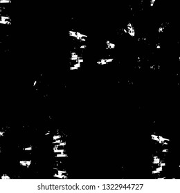 Rough, scratch, splatter grunge pattern design brush strokes. Overlay texture. Faded black-white dyed paper texture. Sketch grunge design. Use for poster, cover, banner, mock-up, stickers layout.