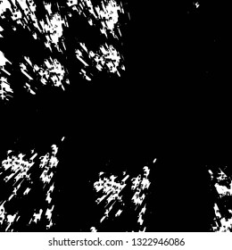 Rough, scratch, splatter grunge pattern design brush strokes. Overlay texture. Faded black-white dyed paper texture. Sketch grunge design. Use for poster, cover, banner, mock-up, stickers layout.