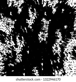 Rough, scratch, splatter grunge pattern design brush strokes. Overlay texture. Faded black-white dyed paper texture. Sketch grunge design. Use for poster, cover, banner, mock-up, stickers layout.
