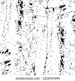 Rough, scratch, splatter grunge pattern design brush strokes. Overlay texture. Faded black-white dyed paper texture. Sketch grunge design. Use for poster, cover, banner, mock-up, stickers layout.