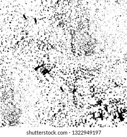 Rough, scratch, splatter grunge pattern design brush strokes. Overlay texture. Faded black-white dyed paper texture. Sketch grunge design. Use for poster, cover, banner, mock-up, stickers layout.