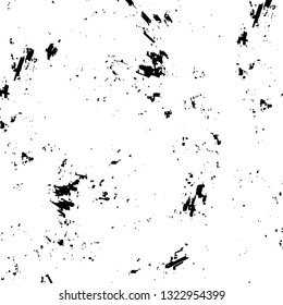 Rough, scratch, splatter grunge pattern design brush strokes. Overlay texture. Faded black-white dyed paper texture. Sketch grunge design. Use for poster, cover, banner, mock-up, stickers layout.
