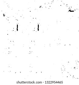 Rough, scratch, splatter grunge pattern design brush strokes. Overlay texture. Faded black-white dyed paper texture. Sketch grunge design. Use for poster, cover, banner, mock-up, stickers layout.