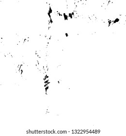 Rough, scratch, splatter grunge pattern design brush strokes. Overlay texture. Faded black-white dyed paper texture. Sketch grunge design. Use for poster, cover, banner, mock-up, stickers layout.