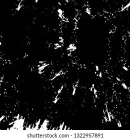 Rough, scratch, splatter grunge pattern design brush strokes. Overlay texture. Faded black-white dyed paper texture. Sketch grunge design. Use for poster, cover, banner, mock-up, stickers layout.