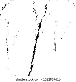 Rough, scratch, splatter grunge pattern design brush strokes. Overlay texture. Faded black-white dyed paper texture. Sketch grunge design. Use for poster, cover, banner, mock-up, stickers layout.