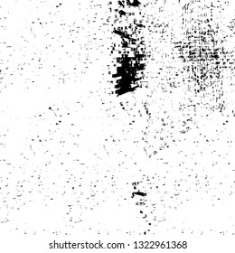 Rough, scratch, splatter grunge pattern design brush strokes. Overlay texture. Faded black-white dyed paper texture. Sketch grunge design. Use for poster, cover, banner, mock-up, stickers layout.
