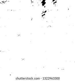 Rough, scratch, splatter grunge pattern design brush strokes. Overlay texture. Faded black-white dyed paper texture. Sketch grunge design. Use for poster, cover, banner, mock-up, stickers layout.