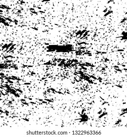 Rough, scratch, splatter grunge pattern design brush strokes. Overlay texture. Faded black-white dyed paper texture. Sketch grunge design. Use for poster, cover, banner, mock-up, stickers layout.