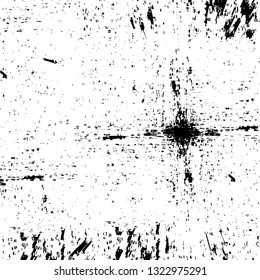 Rough, scratch, splatter grunge pattern design brush strokes. Overlay texture. Faded black-white dyed paper texture. Sketch grunge design. Use for poster, cover, banner, mock-up, stickers layout.