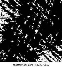 Rough, scratch, splatter grunge pattern design brush strokes. Overlay texture. Faded black-white dyed paper texture. Sketch grunge design. Use for poster, cover, banner, mock-up, stickers layout.