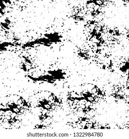 Rough, scratch, splatter grunge pattern design brush strokes. Overlay texture. Faded black-white dyed paper texture. Sketch grunge design. Use for poster, cover, banner, mock-up, stickers layout.