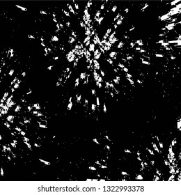 Rough, scratch, splatter grunge pattern design brush strokes. Overlay texture. Faded black-white dyed paper texture. Sketch grunge design. Use for poster, cover, banner, mock-up, stickers layout.