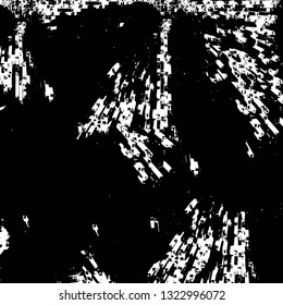 Rough, scratch, splatter grunge pattern design brush strokes. Overlay texture. Faded black-white dyed paper texture. Sketch grunge design. Use for poster, cover, banner, mock-up, stickers layout.