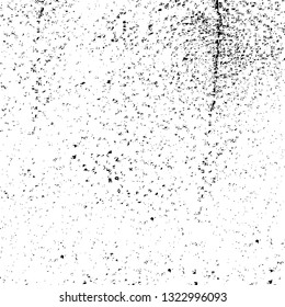 Rough, scratch, splatter grunge pattern design brush strokes. Overlay texture. Faded black-white dyed paper texture. Sketch grunge design. Use for poster, cover, banner, mock-up, stickers layout.