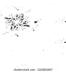 Rough, scratch, splatter grunge pattern design brush strokes. Overlay texture. Faded black-white dyed paper texture. Sketch grunge design. Use for poster, cover, banner, mock-up, stickers layout.