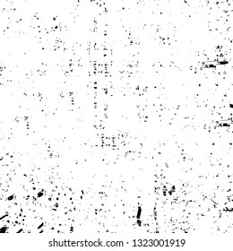 Rough, scratch, splatter grunge pattern design brush strokes. Overlay texture. Faded black-white dyed paper texture. Sketch grunge design. Use for poster, cover, banner, mock-up, stickers layout.