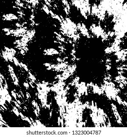 Rough, scratch, splatter grunge pattern design brush strokes. Overlay texture. Faded black-white dyed paper texture. Sketch grunge design. Use for poster, cover, banner, mock-up, stickers layout.